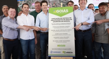 Inaugurado Sistema de Abastecimento de Água de Aparecida de Goiânia